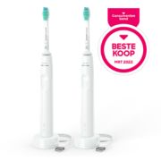 Sonicare 3100 series 2x Sonische, elektrische tandenborstels - Wit