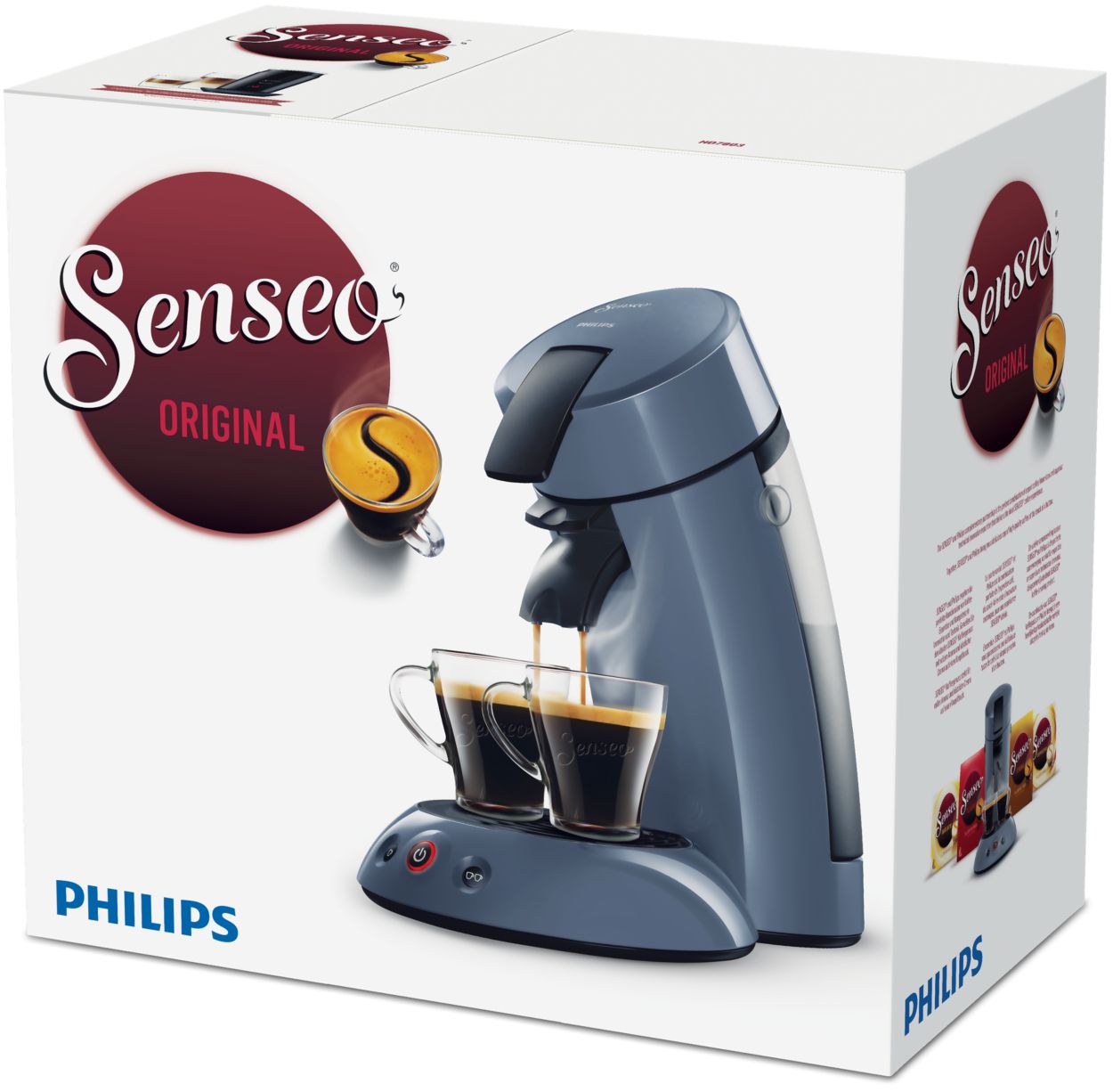 Esta cafetera de cápsulas Philips Senseo te ofrece cafés sencillos
