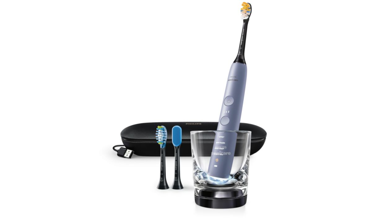 DiamondClean Smart 9500 Rechargeable Toothbrush HX9923/41 | Sonicare