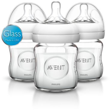 Philips Avent Natural glass baby bottle