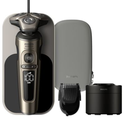 Shaver S9000 Prestige Wet & Dry Electric shaver with SkinIQ SP9883