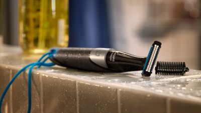 100% Showerproof body groomer