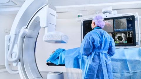 Doctor performs surgery 