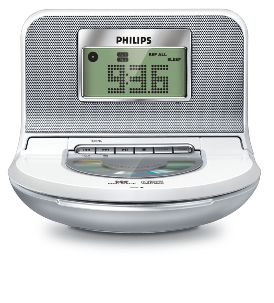 Philips - AJ5000 - Radio reloj despertador con sintonización digital