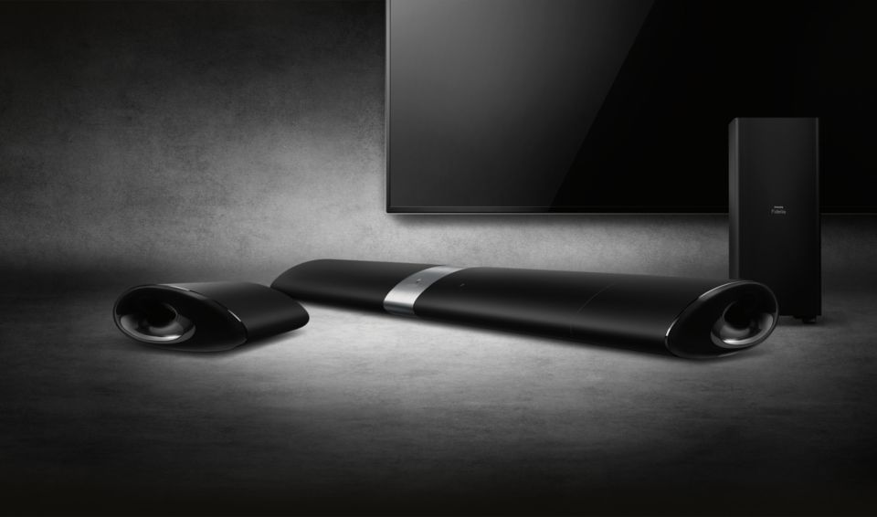 Philips Fidelio B5, la barra de sonido con altavoces desmontables