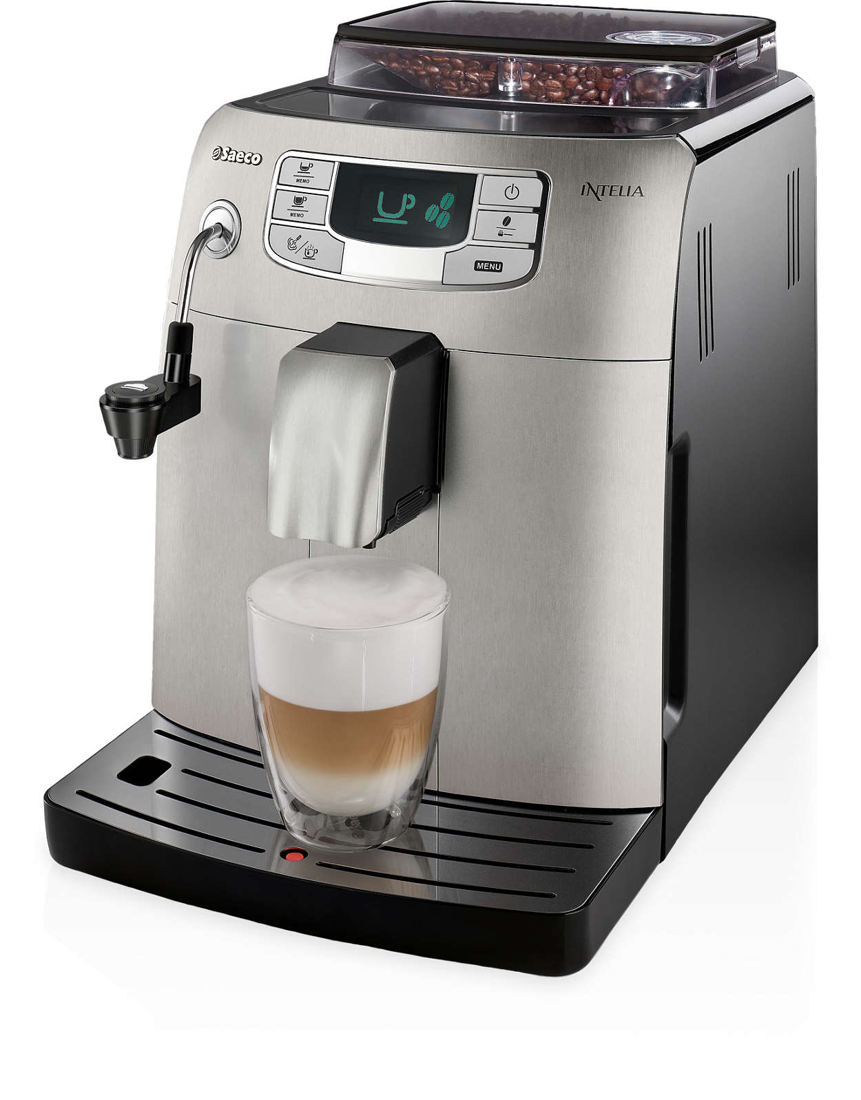 Ingang decaan controleren Intelia Super-automatic espresso machine HD8752/87 | Saeco