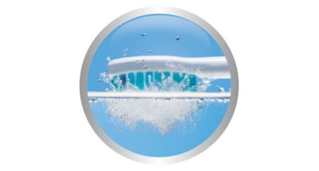 Brush head design maximizes sonic motion
