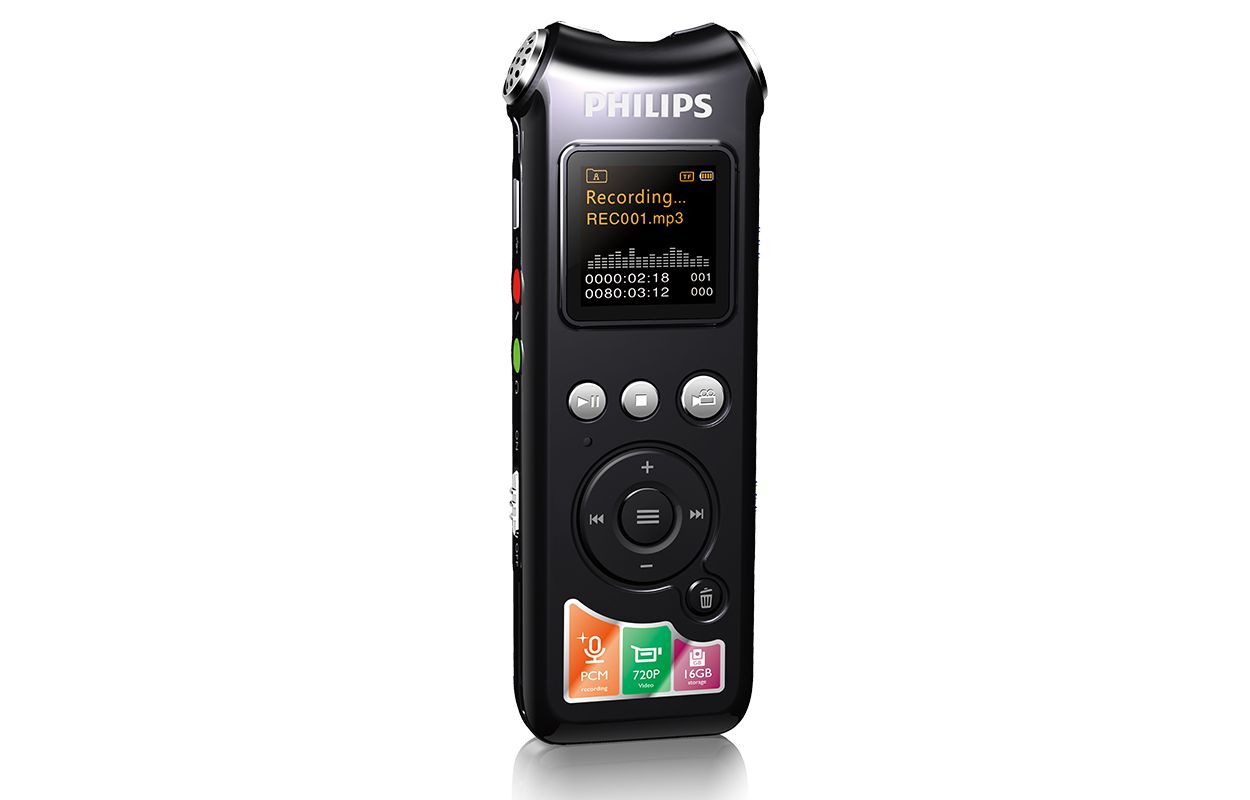 Voice Tracer 数码录音笔VTR8010/93 | Philips -飞利浦