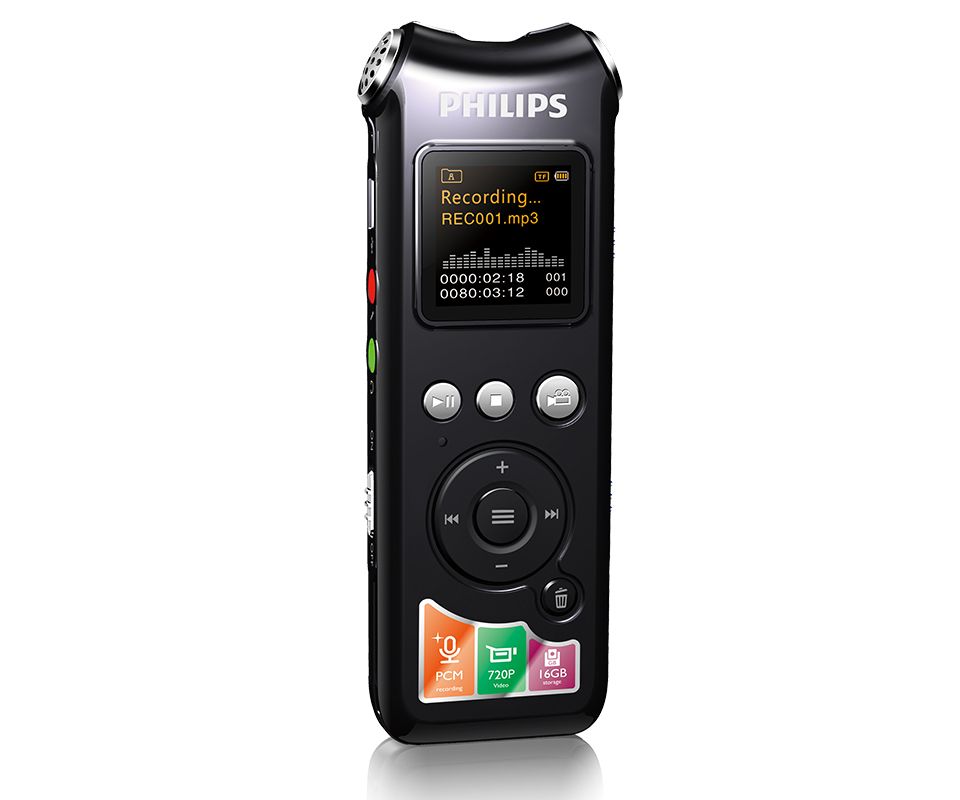 Voice Tracer 数码录音笔VTR8010/93 | Philips -飞利浦