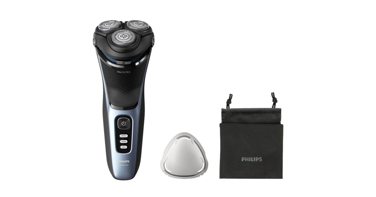 Shaver 3000 Series Elektrický strojček na holenie namokro aj nasucho S3243/12 - hlavný produktový obrázok Philips