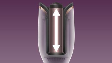 Cilindro modelador de cachos mais longo