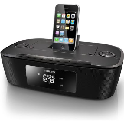 Wake up to your iPhone/iPod music or DAB radio