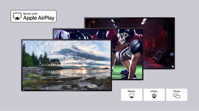 Vea. Escuche. Comparta con AirPlay