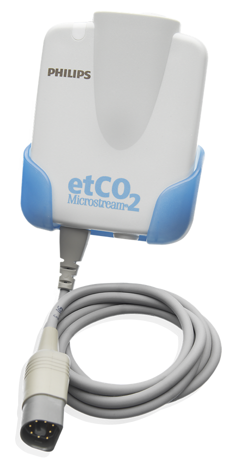 Microstream® Micropod etCO2 sensor Capnography