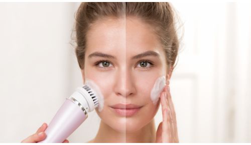 Entfernt Make-up und Verunreinigungen bis zu 11x besser als Ihre Hände