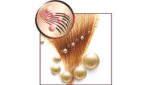 Дополнительный уход с помощью системы ионизации для гладких и блестящих волос
