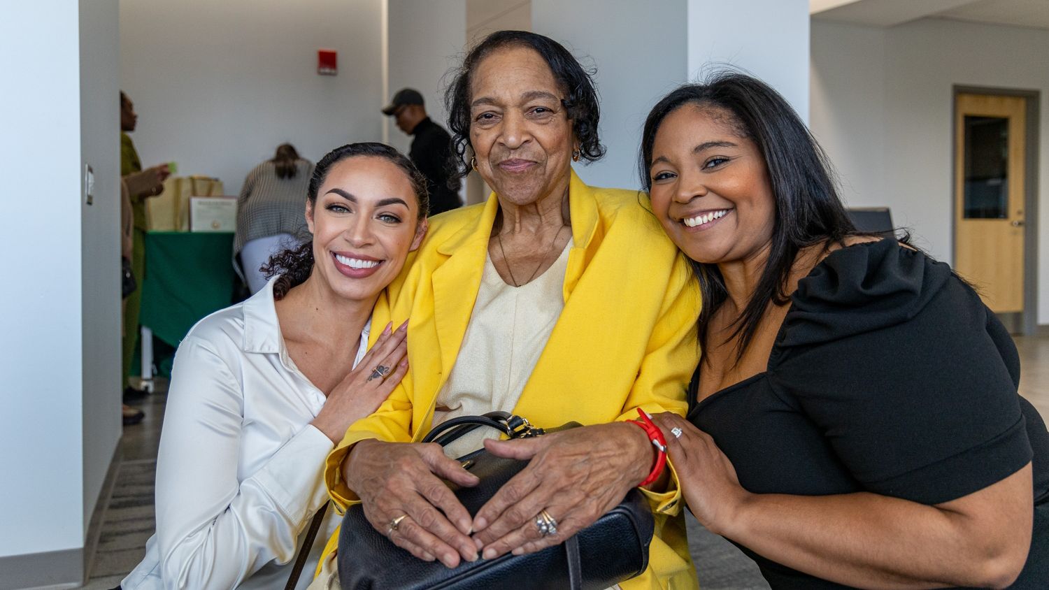 Nurse Elleton McCullough with her grandchildren