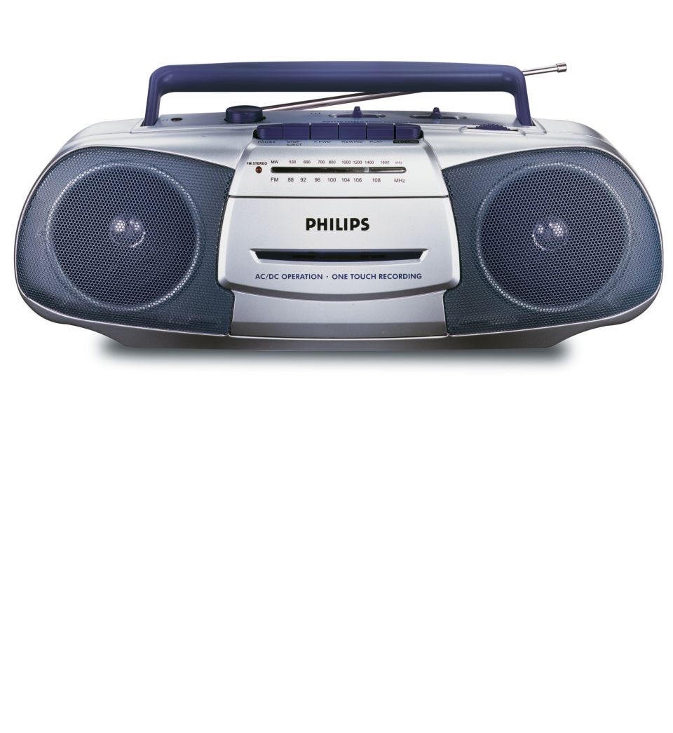 Radio Cassette Recorder AQ5120/01 | Philips