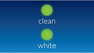 Rengörings- och vitläget (Clean and White): bevisat effektivt mot fläckar