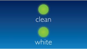 Clean and White Mode: proven to remove stains