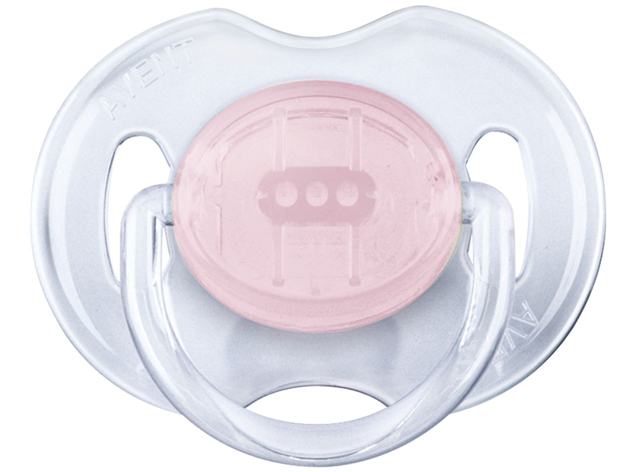 Advent orthodontic sale translucent silicone pacifier