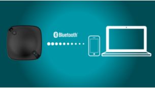 Conecte facilmente a notebooks e smartphones compatíveis com Bluetooth