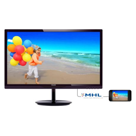 284E5QHAD/01  LCD монитор със SmartImage Lite