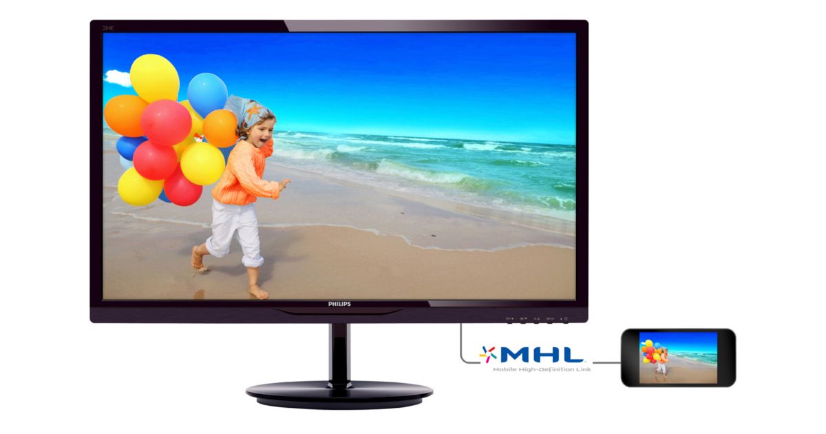 Monitor LCD com SmartImage lite 284E5QHAD/57 | Philips