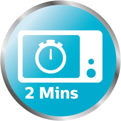 Microwave steam steriliser ready in just 2 minutes