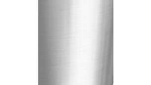 La jarra de acero inoxidable INOX ultrarresistente garantiza una larga duración