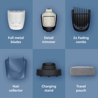 Beard Trimmer 7000 Series Beard styling with hair collector