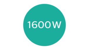 1600 วัตต์ เพื่อผมแห้งอย่างอ่อนโยน
