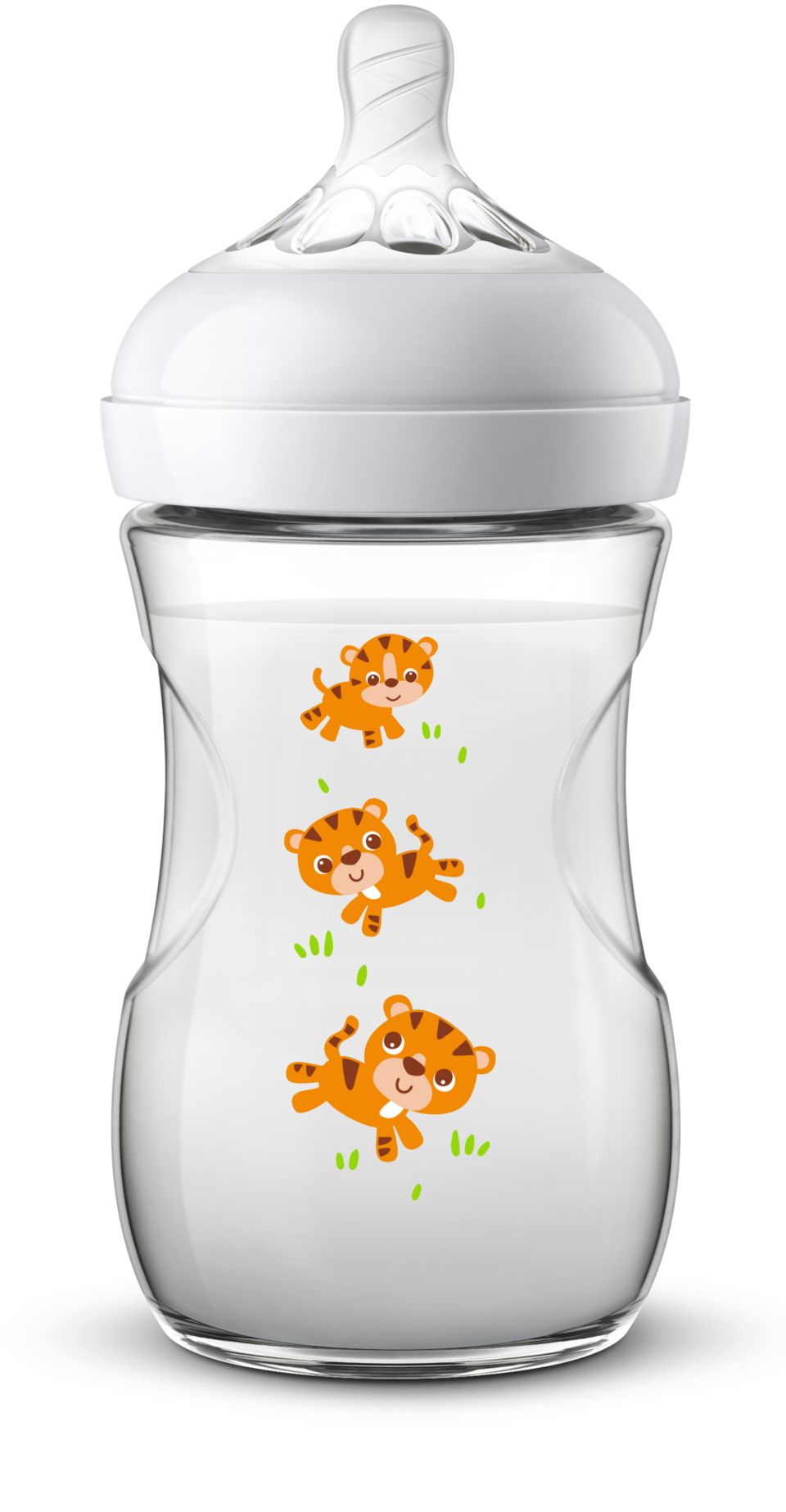 Biberon pp natural philips avent 260 ml safari hipo scf070/22