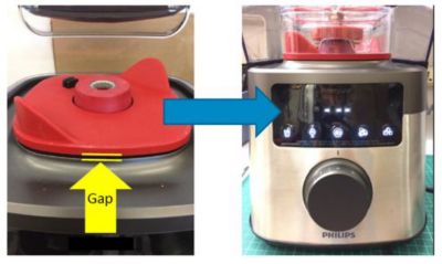 The rubber pad of Philips High Speed Blender