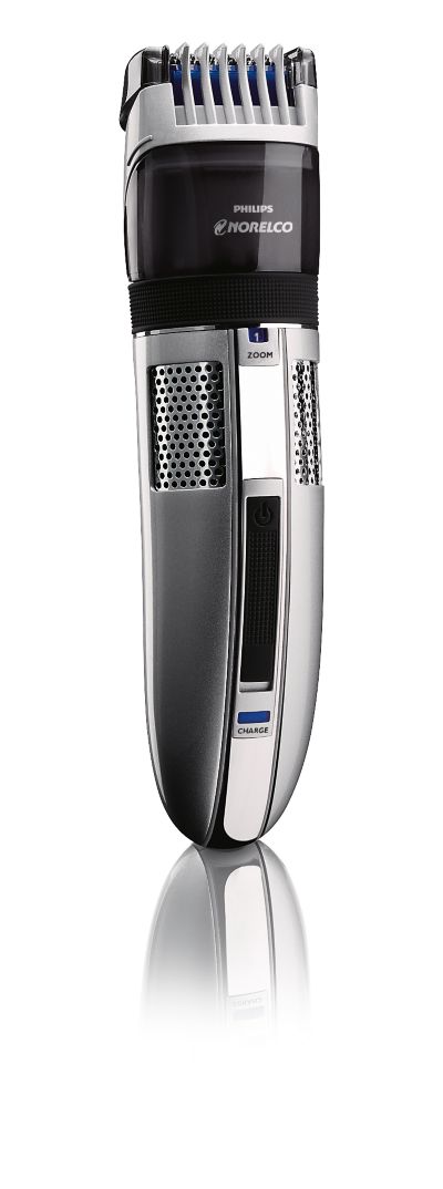 Vacuum beard trimmer
