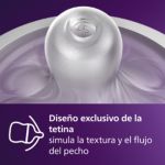 Mantiene el ritmo de succión individual del bebé