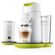 Twist &amp; Milk Kaffeepadmaschine und Milchaufschäumer