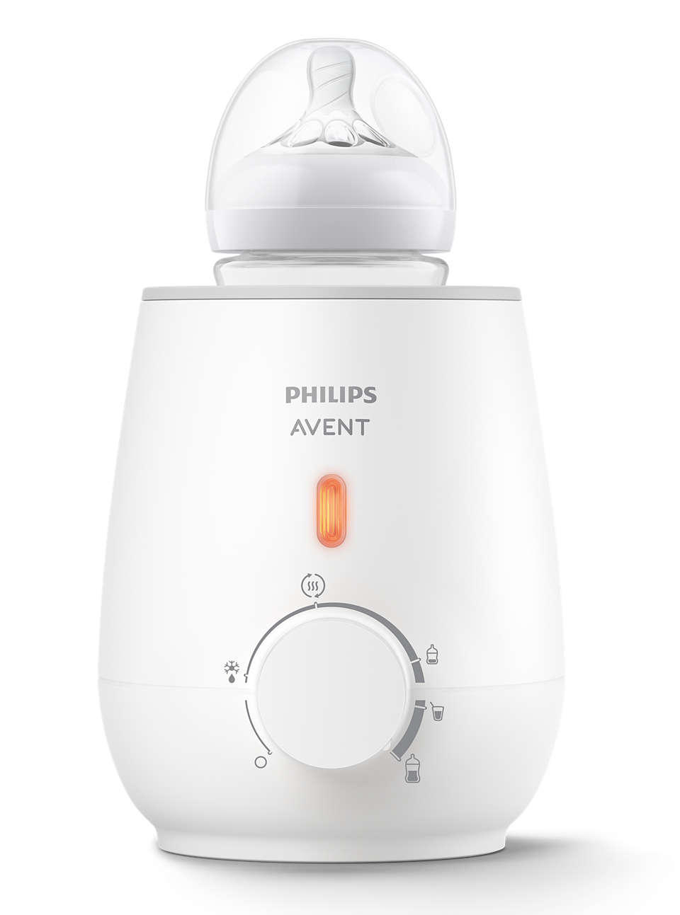 schnelle und gleichmäßige Erwärmung Philips Avent SCF355/00 Flaschenwärmer 