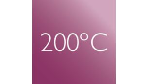 Lisseur : température de 200 °C pour des résultats impeccables