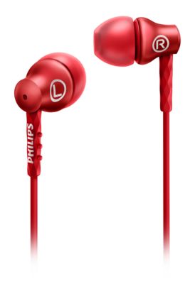 PHILIPS インイヤーヘッドフォン SHE9720 レッド ミニレビュー】安くて