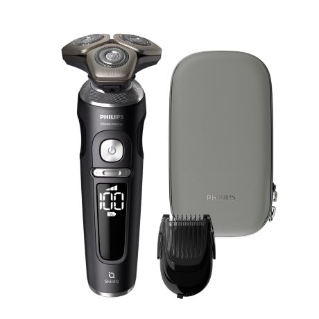 SP9830/26 Shaver S9000 Prestige Wet & Dry Electric shaver with SkinIQ