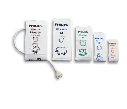 Philips - Weiche Ein-Patienten-Manschetten für Neugeborene Manschette