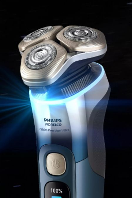 Man with Goatee Shaving 