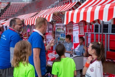 Jeugdevenement in het psv-stadion