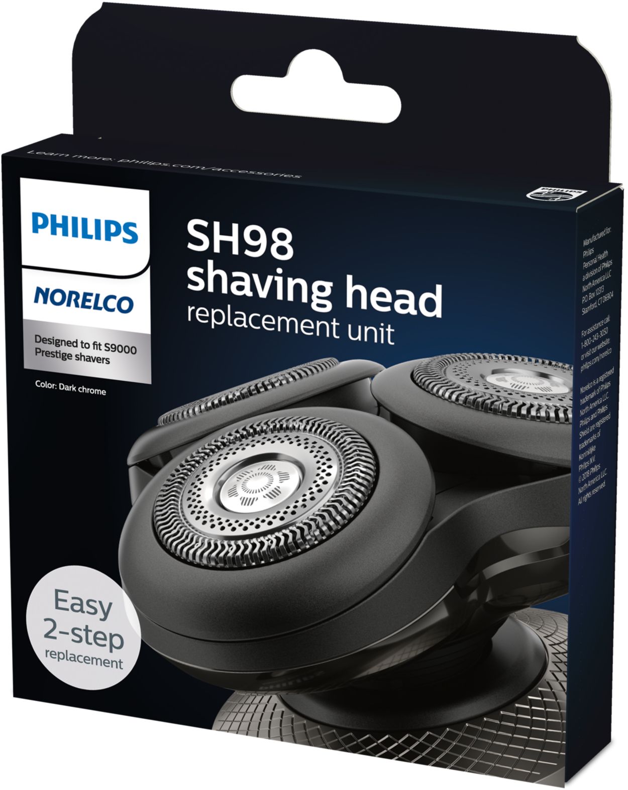 Philips Shaver S9000Prestige SP9840ヘッド交換 Shaver S9000 Prestige Replacement shaving heads SH98/72 | Philips