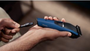 Cordless use for up to 60 mins