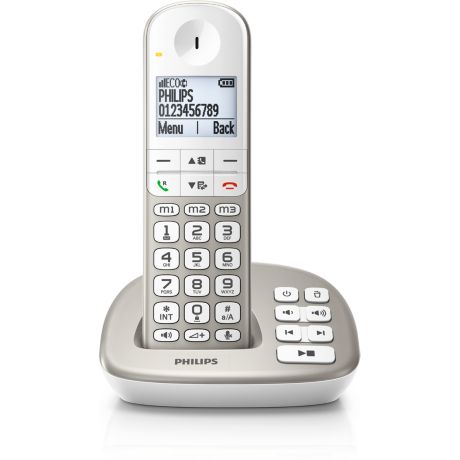 XL4951S/FR  Sladdlös telefon med telefonsvarare