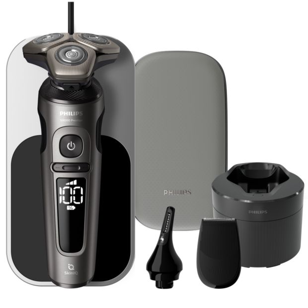 Shaver S9000 Prestige Wet & Dry Electric shaver with SkinIQ