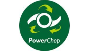 Tecnologia PowerChop para desempenho de corte superior