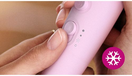 Posición de aire frío para conseguir el acabado que buscas